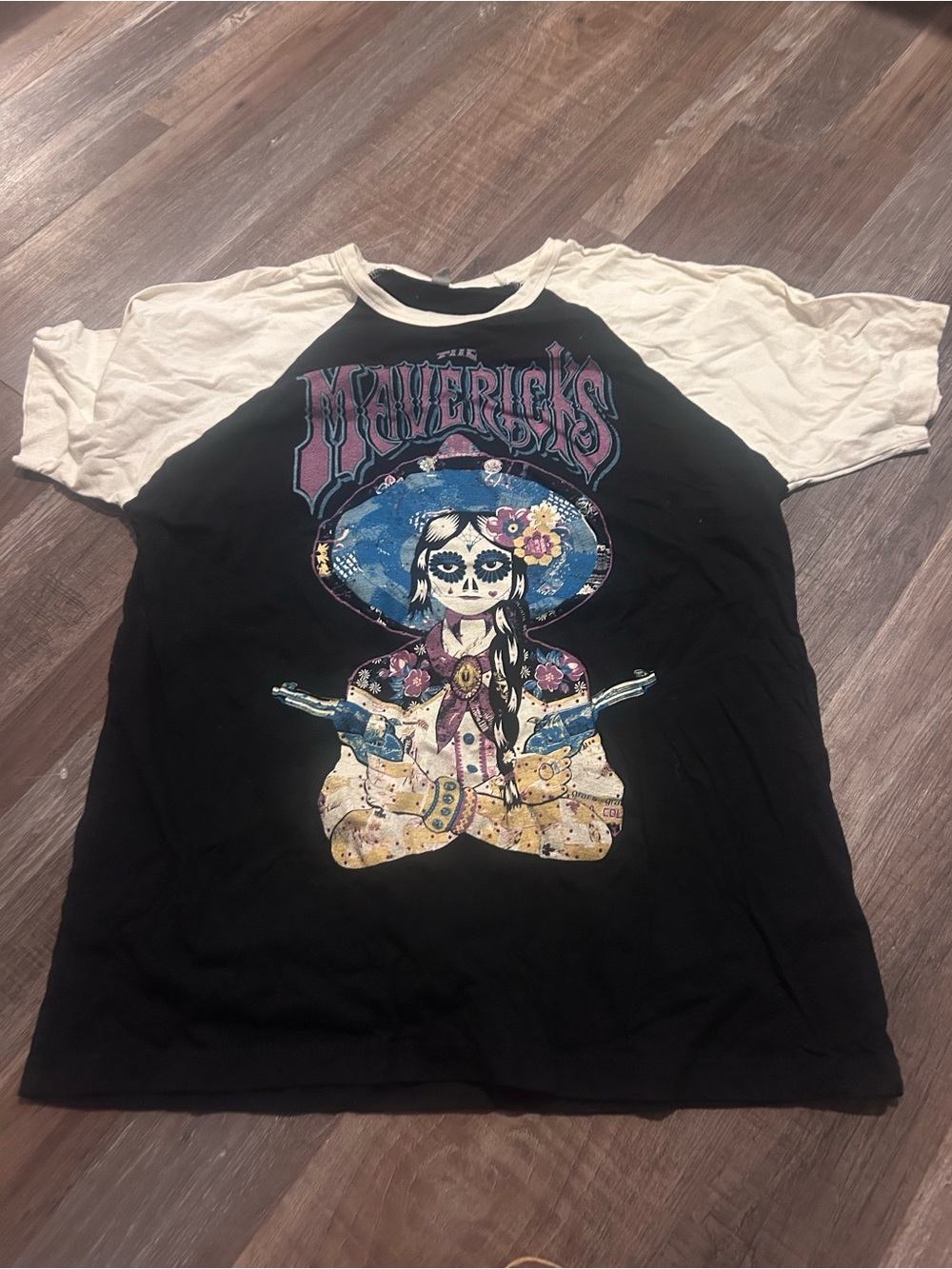 The Mavericks Band 2022 World Tour Shirt Sugar Skull Country Tex Mex